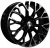 17*7/5*114,3 et 45 Khomen Wheels KWH1718 D67,1 Black-FP