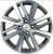 Khomen Wheels 1609 GRAY-FP Khomen Wheels 1609 GRAY-FP