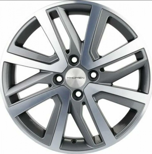 16*6/4*100 et 48 Khomen Wheels 1609 D54,1 GRAY-FP НДС
