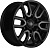 17*8/6*139,7 et 38 Khomen Wheels KHW1723 (L200) D67,1 Black