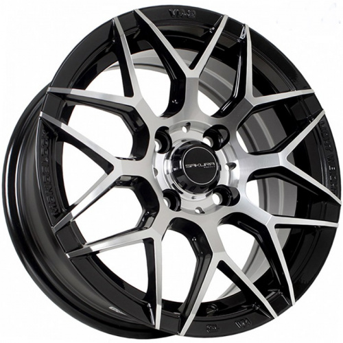 15*7/4*100 et 32 Sakura Wheels №264 D73,1 BKF 